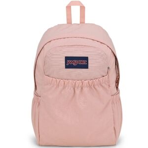 JanSport Slouch Pack With 15” Laptop Pocket, Misty Rose